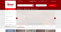 Desktop Screenshot of paranasupermercados.com.br